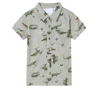Camicia da Bambino Cachi Chiaro Mélange 104
