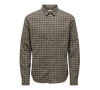 Camicia da boscaiolo ONLY & SONS Camicia flanella a quadri Manica lunga Camicia