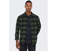 Camicia da boscaiolo ONLY & SONS Camicia flanella a quadri Manica lunga Camicia