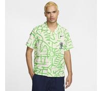 Camicia da bowling a manica corta Nike Brasile - Marrone M (IT 44-46)