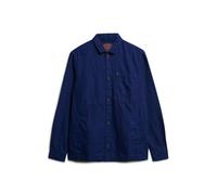 Camicia da camera in misto lino Superdry The Merchant Store Bleu L