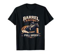 Camicia da Cavallo da Rodeo Western da Cowboy a Tutta velocità Barrel Racing Maglietta