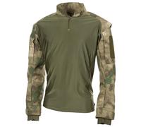 Camicia da combattimento MFH con maniche ripstop e collo alto HDT Camo FG