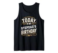 Camicia da Compleanno Today Is My Stepdad's Birthday Abbinata Canotta