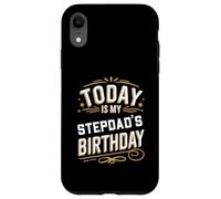Camicia da compleanno Today Is My Stepdad's Birthday abbinata Custodia per iPhone XR