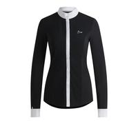 Camicia da concorso equestre a maniche lunghe da donna Boss Equestrian Emma Noir M