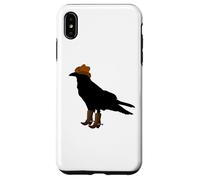 Camicia da cowboy, corvo, uccellino, ornitologia, novità Custodia per iPhone XS Max