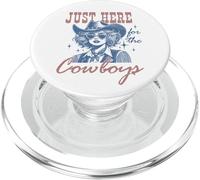 Camicia da cowgirl retrò Just Here per i cowboys Western Rodeo PopSockets PopGrip per MagSafe