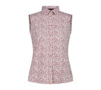 CMP - Camicia da Donna Senza Maniche con Fantasia Floreale, Stone-Fard-Pink Fluo, M