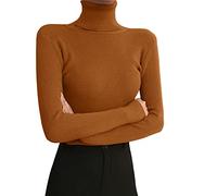 Camicia da donna a maniche lunghe, camicetta da donna, leggings con collo alto, maniche lunghe, inverno 2022, maglione stretto con un maglione nero stretto sotto il, d, Taglia unica