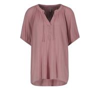Camicia da donna collo a V Manica corta schiena arricciato design elegante