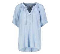 Camicia da donna collo a V Manica corta schiena arricciato design elegante