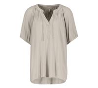 Camicia da donna collo a V Manica corta schiena arricciato design elegante