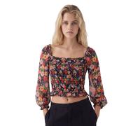 Camicia da donna Desigual Ailea arricciata con maniche lunghe L