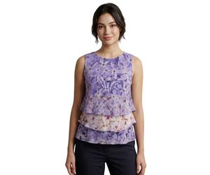 Camicia da donna Desigual Olesa con motivo floreale viola M