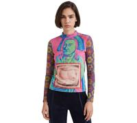 Camicia da donna Desigual Pinky con stampa ritratto S
