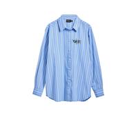 Desigual Cam_Dont Do It T-Shirt, Blu, L Donna