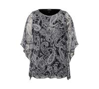 Ulla Popken Camicia da donna nero / bianco, Taglia XL-XXL
