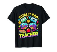 Camicia da Insegnante SPED Anni '80 '90 Totally Rad Teacher Retro Maglietta