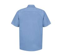 Camicia da lavoro a maniche corte Red Kap Industrial - Azzurro L