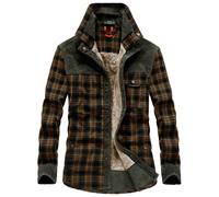 Camicia da Lavoro Camicia Térmica Camicia in Flanella Giacca a Righe Riscaldante