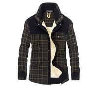 Camicia da Lavoro Camicia Térmica Camicia in Flanella Giacca a Righe Riscaldante