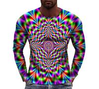 Camicia da lavoro da lavoro da uomo 2025 Giorno dell'Indipendenza da uomo Moda Casual Stampa Sport e vacanze all'aperto Streetwear Camicie a maniche lunghe Turndown Camicie nere Abbigliamento sportivo