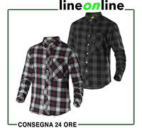 Camicia da lavoro Diadora Utility Shirt Check Cortina-Nero-XL