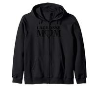 Camicia da mamma Lacrosse Cute Love Lacrosse Heart LAX Sticks Felpa con Cappuccio