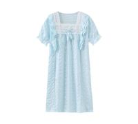 Camicia da Notte Bambina Estivo Cotone Pigiama Ragazza a Maniche Corte per Bambini con Scollo Rotondo Unicorno per Bambine 3-16 Anni