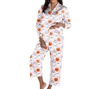 Camicia da Notte con Bottoncini Camicie Lunga Pesanti Fantasia Mezza Panda Ospedale Oversize Spalla Colorato Giovanile Antica Partorienti Leggings Interlock Koala Uscire Combinabili Palazzo Adulto