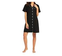 Camicia da notte da donna per allattamento, maternità, allattamento al seno, con bottoni sul davanti, abito da notte per la casa, camicia da notte - XL