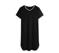 Camicia da notte da uomo in cotone, comoda camicia da notte a maniche corte, per un sonno riposante, comfort casual nella vita di tutti i giorni