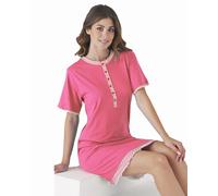 Camicia da notte Donna Allattamento Parto Maternità in 100% cotone Karel