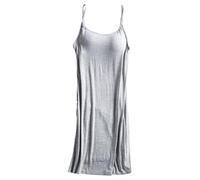 Camicia da Notte Donna - Camicia da Notte in Modale Morbida da Donna con Imbottitura sul Petto Spalline per Spaghetti Camicia da Notte con Scollo A V Medio-Lungo con Reggiseno Incorporato Pigiama Hom