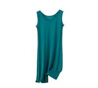 Camicia Da Notte Donna - Camicie Da Notte Estive Camicia Da Notte Senza Maniche In Cotone Da Donna Camicia Da Notte Allentata Da Donna Taglie Forti Abito Da Notte Casual Per La Casa,Verde,6Xl
