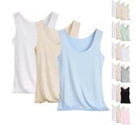 Camicia da notte donna in cotone sottili bretelle, top sciolto traspirante gilet running shirt donna taglia grande camicetta tinta unita canotta leggera corsetto confortevole base canotta top, Z3