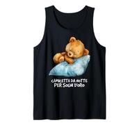 Camicia da Notte Orso Cuscino Sogni d'oro Dormire Canotta