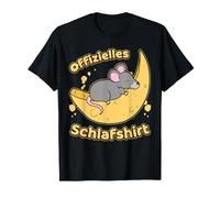 Camicia da Notte Pigiama Formaggio Il Mio Ufficiale Mouse Maglietta