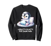 Camicia da Notte Pinguino Sogni d'oro Dormire Felpa