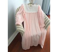 Camicia Da Notte Princess Lolita Larga A Maniche Lunghe Ricamata Pigiama