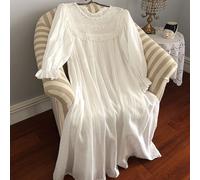 Camicia Da Notte Princess Lolita Larga A Maniche Lunghe Ricamata Pigiama