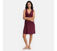 Camicia da notte senza maniche, dettagli pizzo Rosso 42/44 (IT) - 38/40 (FR) Tinta unita