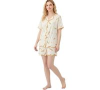 Camicia da Notte Seta Bianca Notte Natalizio Set Pinocchietto Bianco Poncho Intimo Economici Coordinato Viaggio Colletto Romantica Incinte Costine Cuoricini Quadretti Coppia Tigrato Super Granchio