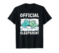 Camicia da Notte Ufficiale Chameleon Sleeping Animals Sarcastic Maglietta