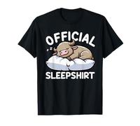 Camicia da Notte Ufficiale con Animali Che dormono di Bufalo Maglietta