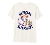 Camicia da Notte Ufficiale Cute Baby Giraffe Funny Sleep Lover Maglietta Premium