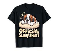 Camicia da Notte Ufficiale Saint Bernard Funny Dog Maglietta