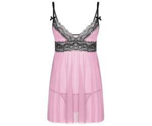 Camicia da Notte Uomo - Mesh Trasparente con String per Serate Speciali | Set Lingerie Notturna in Due Pezzi, Perfetto per Notti di Passione e Feste in Maschera. Taglie S-2XL.