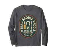 Camicia da Paddle Trail Saddle Dorado Kansas State Park Icon Maglia a Manica